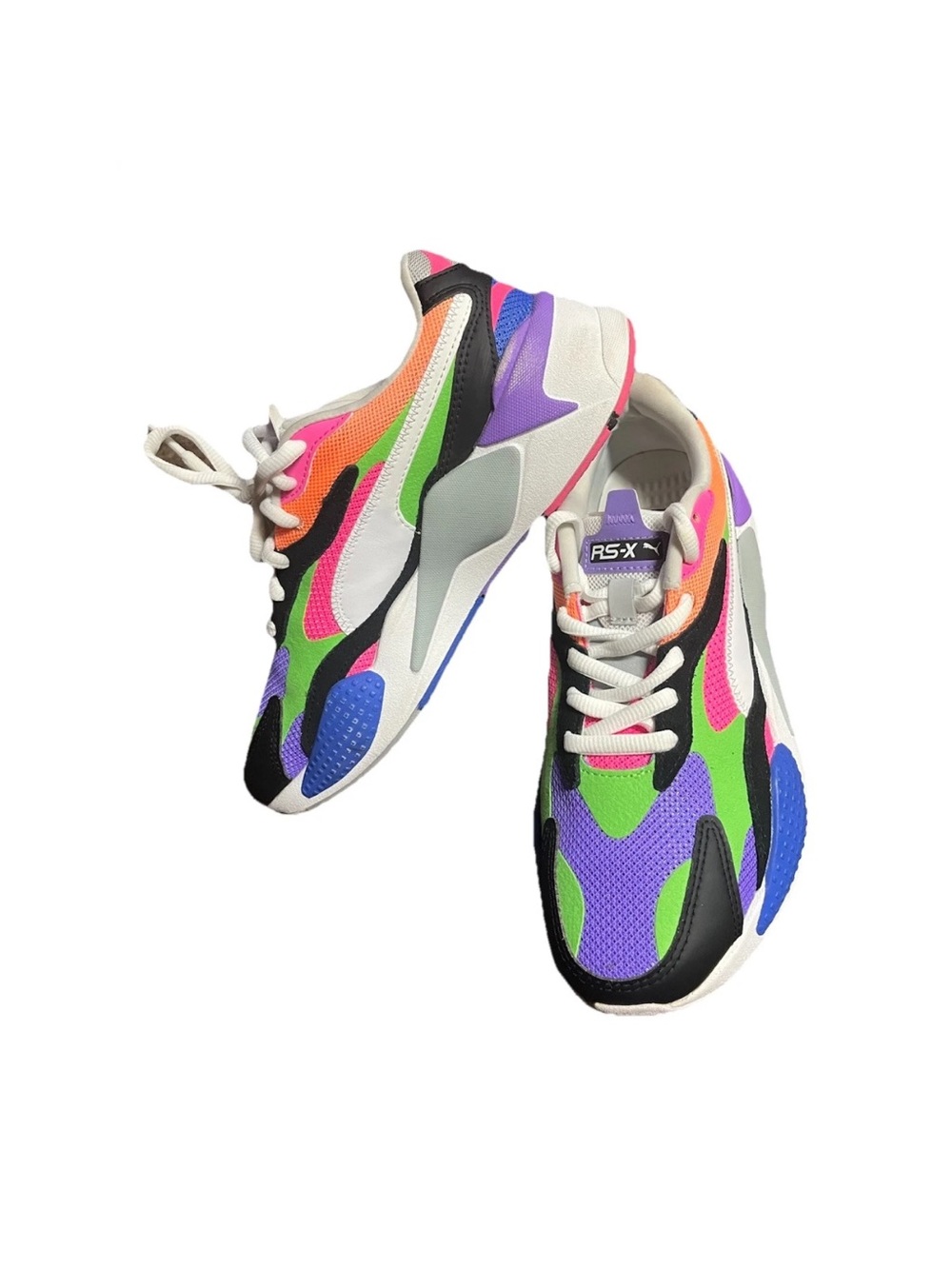 Puma RS-X Women’s Multicolor Sneakers - Green, Purple, Blue, Pink, Black, White